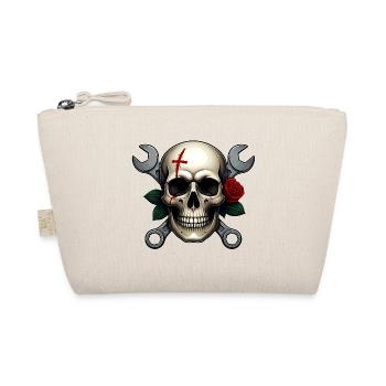 Skull Art - Crâne moderne dans un design bicolore - Trousse biologique - nature - Devant