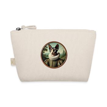 Portrait of a Sphynx Cat in Renaissance Style - Organic Pouch - nature - Front