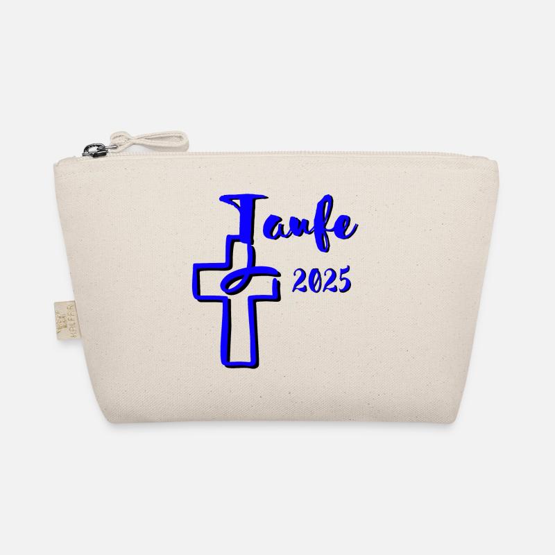 Baptism 2025 Fish Dips in Cross Blue Contrast Organic Pouch