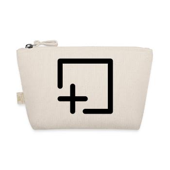 Save Add Computer Icon Shape Abstract Gift - Organic Pouch - nature - Front