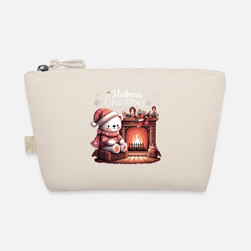 Cadeau de cheminée de Noël ours polaire Trousse biologique