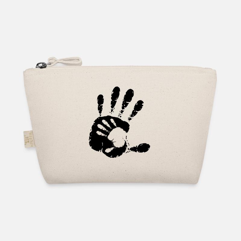 ZEIGER - SCHWARZ Bio-Täschchen