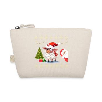 Mouton Festif de Noël - Pulls et Habits Mignons - Trousse biologique - nature - Devant