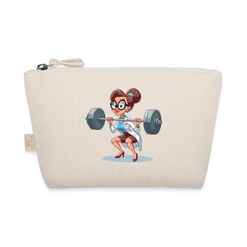 Intelligence Training Drôle Gym Femme Cadeau - Trousse biologique - nature - Devant