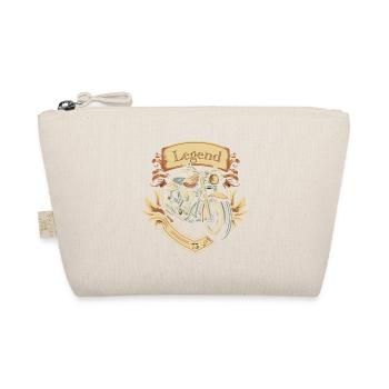 Legendary 1975 – Vintage Motorcycle Design - Organic Pouch - nature - Front