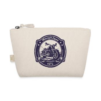 Legendary 1975 – Vintage Motorcycle Design - Organic Pouch - nature - Front