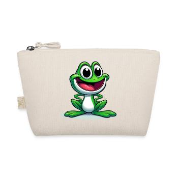 Frosch - Bio-Täschchen - Natur - Vorne