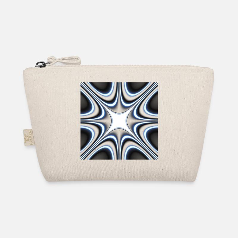 Abstract with different shapes and patterns - Organic Pouch - nature