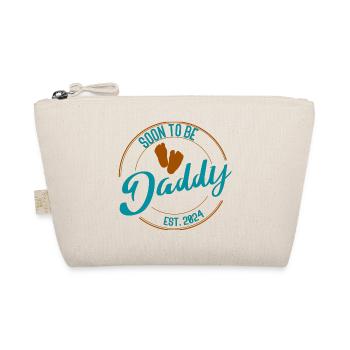Soon to Be Daddy Gift for Expectant Fathers Colorful - Organic Pouch - nature - Front