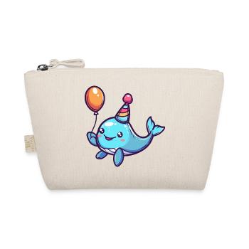 baleine anniversaire bande dessinée mignon - Trousse biologique - nature - Devant