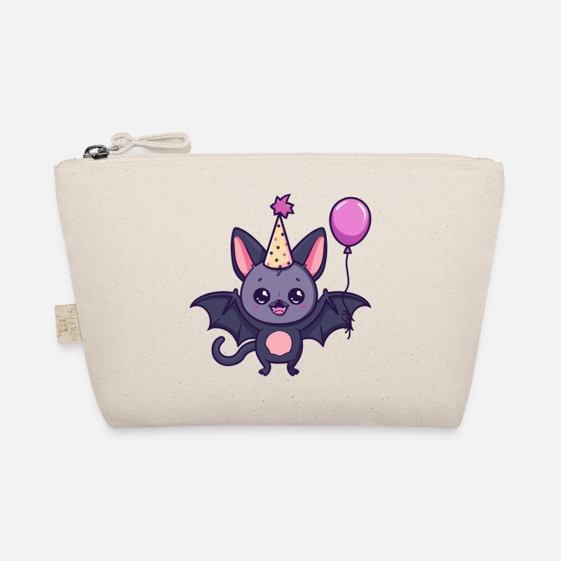 Bat Birthday Comic Cute Organic Pouch