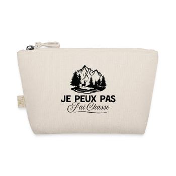 I can't I hunted - Passion chasseur - Organic Pouch - nature - Front