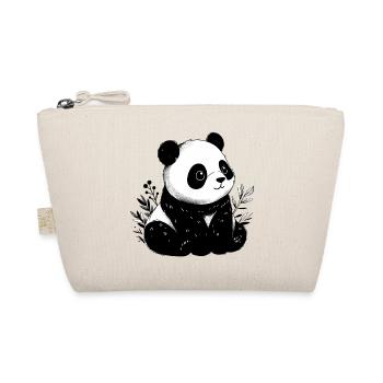 Panda - Bio-Täschchen - Natur - Vorne