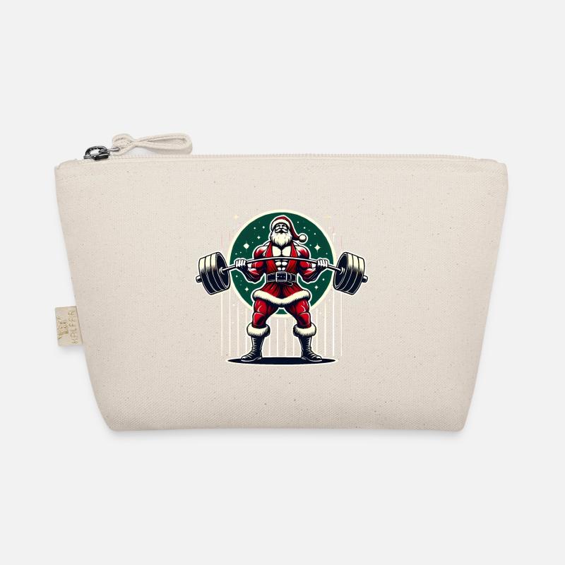 Santas Strong Snatch Powerlifting Bio-Täschchen