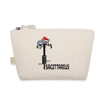 CHRISTMAS CYCLING DECEMBER SAGITTARIUS - Bio-Täschchen - Natur - Vorne