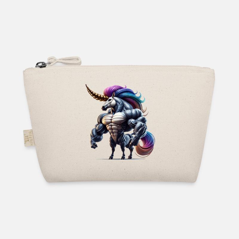 Super Einhorn - Bio-Täschchen - Natur