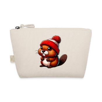 Beaver - Organic Pouch - nature - Front