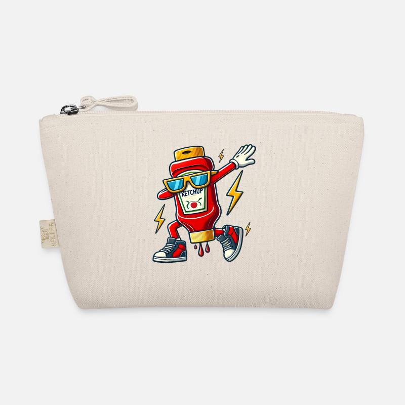 Ketchup Bottle Dab Design Organic Pouch