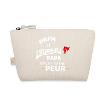 Super Dad and Hero Superdad - Organic Pouch - nature - Front