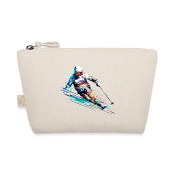 Skisport Fast Speed Wettbewerb Zusammenfassung - Bio-Täschchen - Natur - Vorne