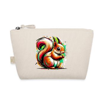 Squirrel - Organic Pouch - nature - Front