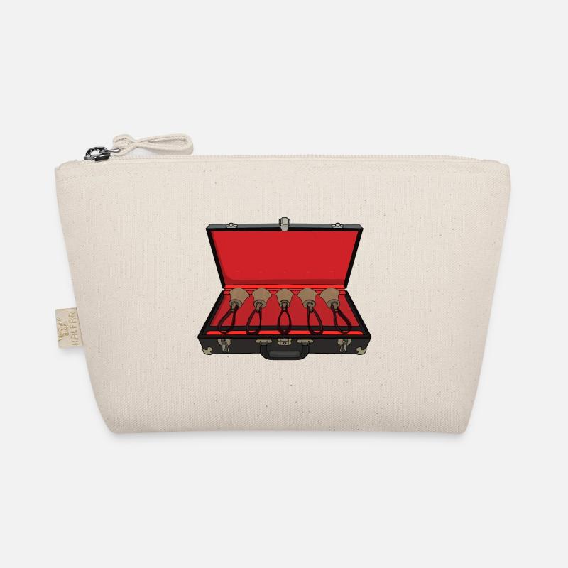 Handbells Carrying Set Case Vintage Organic Pouch
