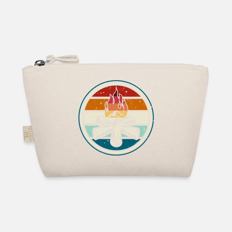 Campfire Crest Outdoors Badge Organic Pouch