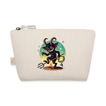 Krampus Night Be Good or Beware - Organic Pouch - nature - Front