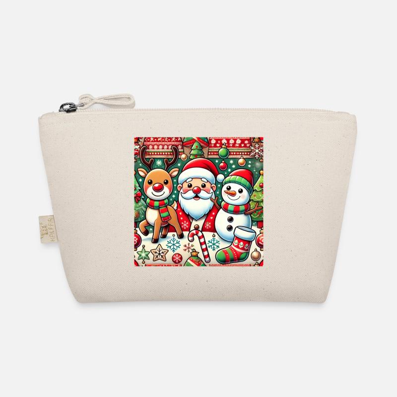 Weihnachtsdesigns Bio-Täschchen