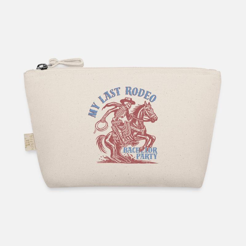 My Last Rodeo - Western Bachelor Party - Bio-Täschchen - Natur