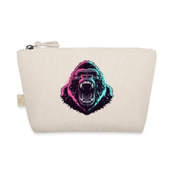 Tête de gorille furieux en style pop art - Trousse biologique - nature - Devant