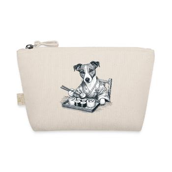 Sushi Jack Russell Terrier Maki Kimono Gift - Organic Pouch - nature - Front