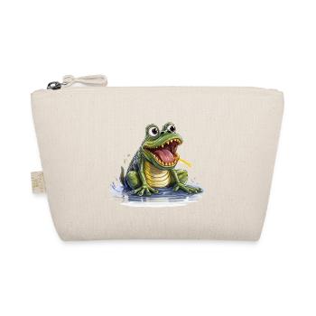 Der Flötenzungenfrosch - Bio-Täschchen - Natur - Vorne