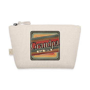 Grandpa Est. 2026 – Cadeau rétro pour les grands-pères - Trousse biologique - nature - Devant