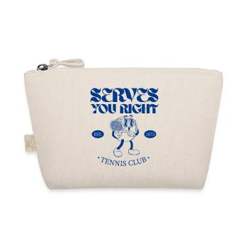 Serves You Right Tennis - Organic Pouch - nature - Front