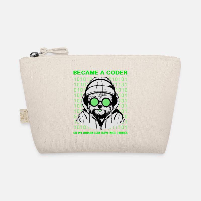 Devenu codeur – Hacker Dog Binary Look Trousse biologique