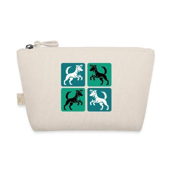 Jack Russell Terrier Design - Organic Pouch - nature - Front