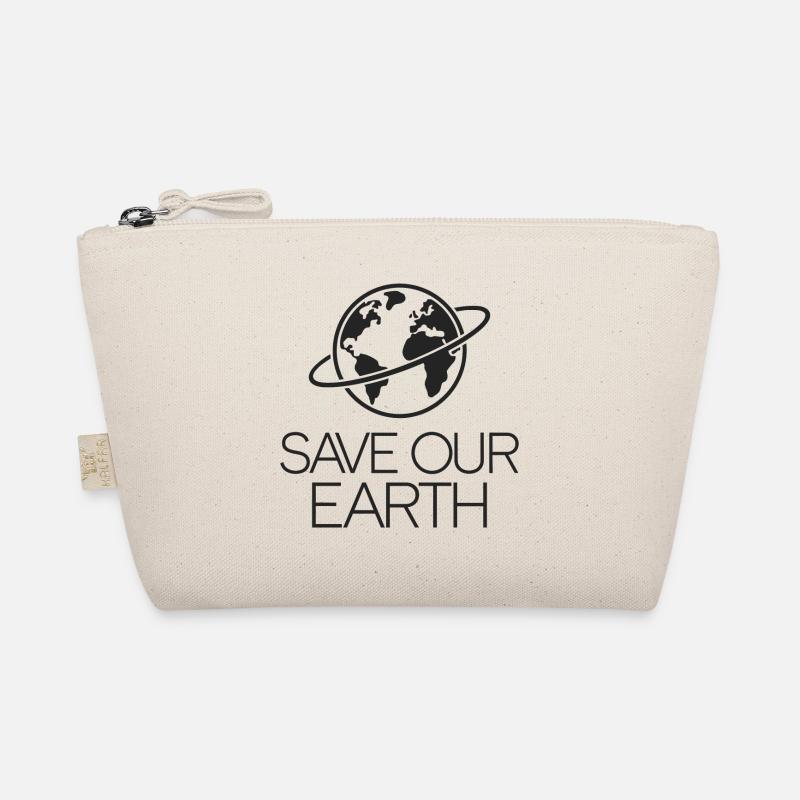 Save our Earth Earth Environmental Activist Organic Pouch