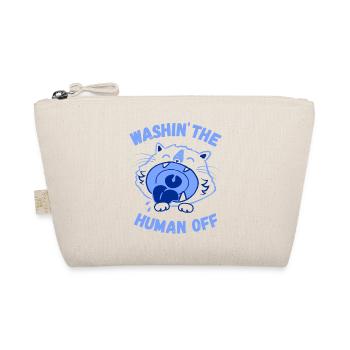 Washin' the Human Off - Motif de chat drôle - Trousse biologique - nature - Devant