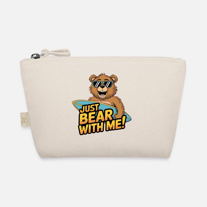 Just Bear With Me - Surfer Bear Fun Trousse biologique