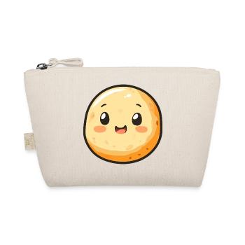 Happy Potato Cartoon - Adorable and Fun Design - Organic Pouch - nature - Front
