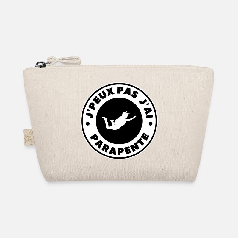 I can't I paraglided Organic Pouch