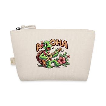 Aloha Turtle Ukulele Hawaii Hibiscus Cadeau - Trousse biologique - nature - Devant