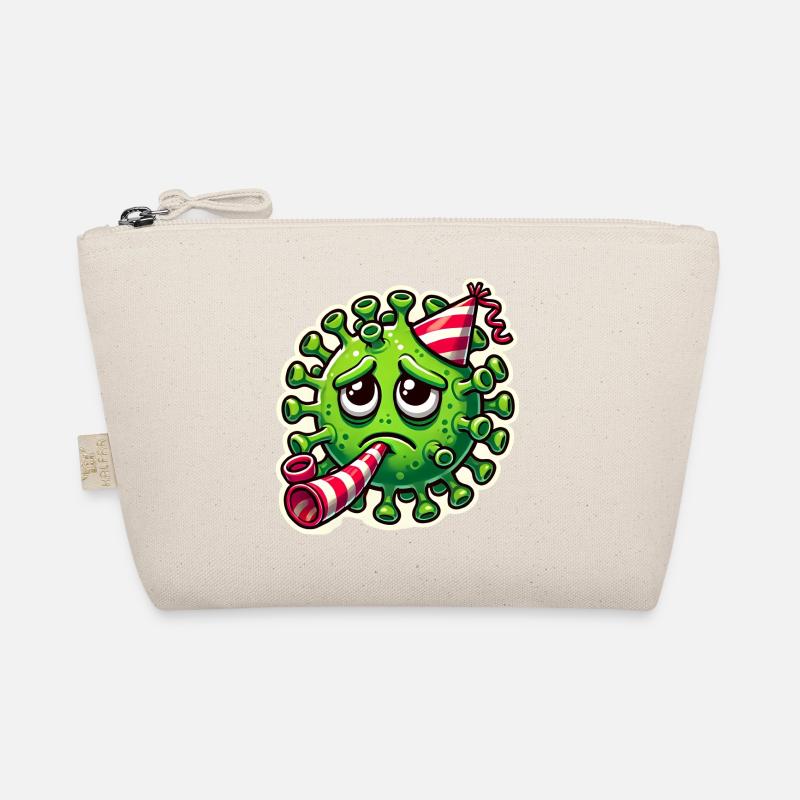 Conception d’autocollant de fête de germe triste Trousse biologique
