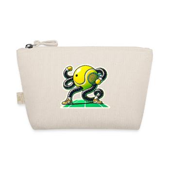 Rendez-vous sur le court de tennis Jeu de mots TShirt - Trousse biologique - nature - Devant