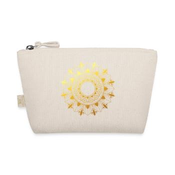 Golden Mandala - Organic Pouch - nature - Front