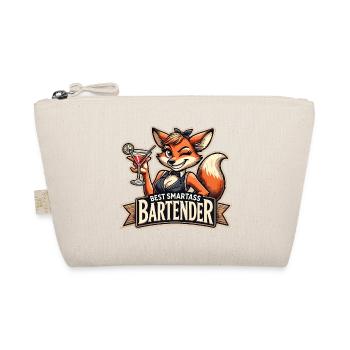Barkeeperin Barfrau Füchsin Fähe Fuchs Geschenk - Bio-Täschchen - Natur - Vorne