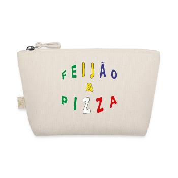 Italo Brasilianer Italiener Feijao &Pizza Geschenk - Bio-Täschchen - Natur - Vorne