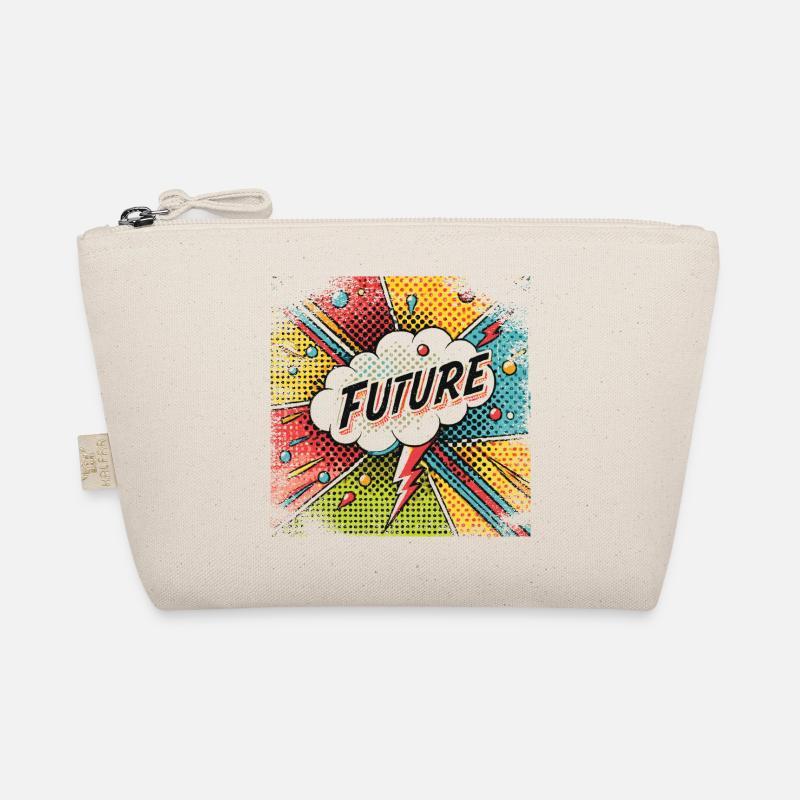 FUTURE in a Pop Art Style Bio-Täschchen