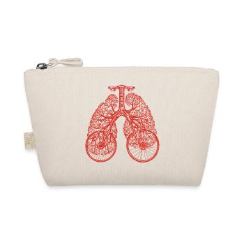 Fahrrad & Lunge – Atme Freiheit - Organic Pouch - nature - Front
